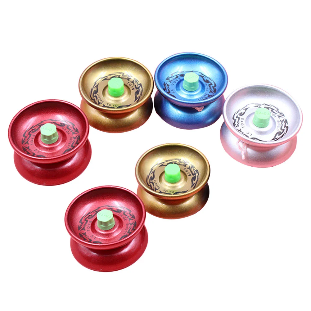 

6pcs Yoyo Toys Funny Yo-Yo Playthings Alloy Yo-Yo Toys Children Educational