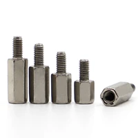 m2 m2 5l4 m3 m4l6 male to female nickel plated steel hex standoff spacer pillars