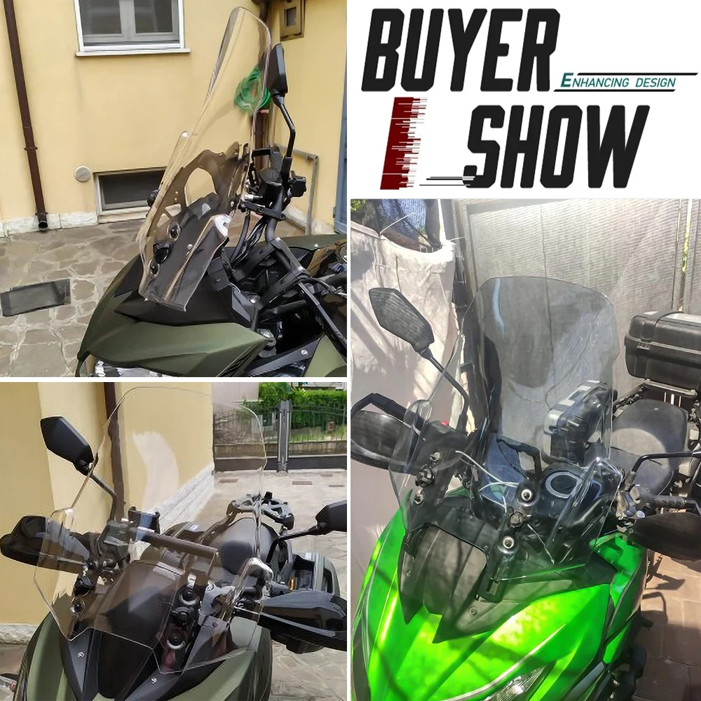 Ветрозащитные дефлекторы на лобовое стекло для Kawasaki Versys650 Versys1000 KLZ 1000 Versys 650 KLE