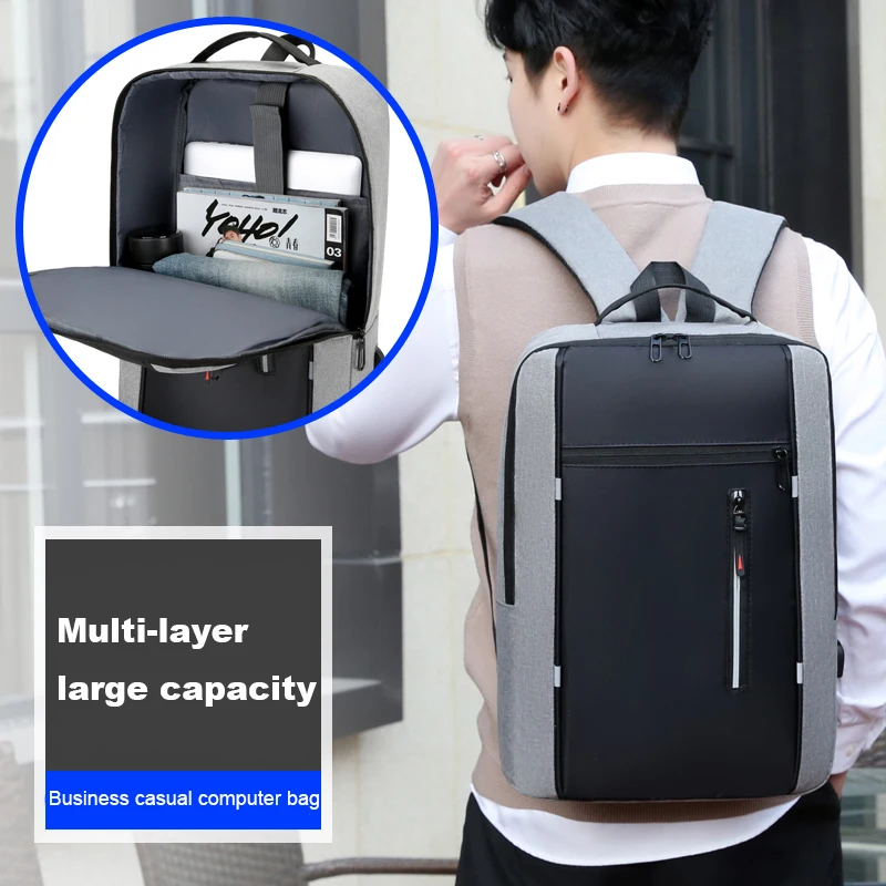 

Waterproof Travel Backpacks For Xiaomi Men Multi-Functional Large Capacity 14 15.6 Inch Laptop Backpack Casual Student Schoolbag