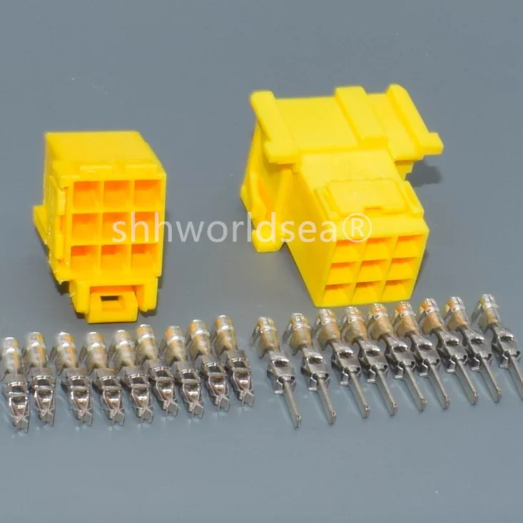 Shhworldsea 9-контактный автомобильный разъем 3 5 мм 967621 -1 1- штекер жгута проводов