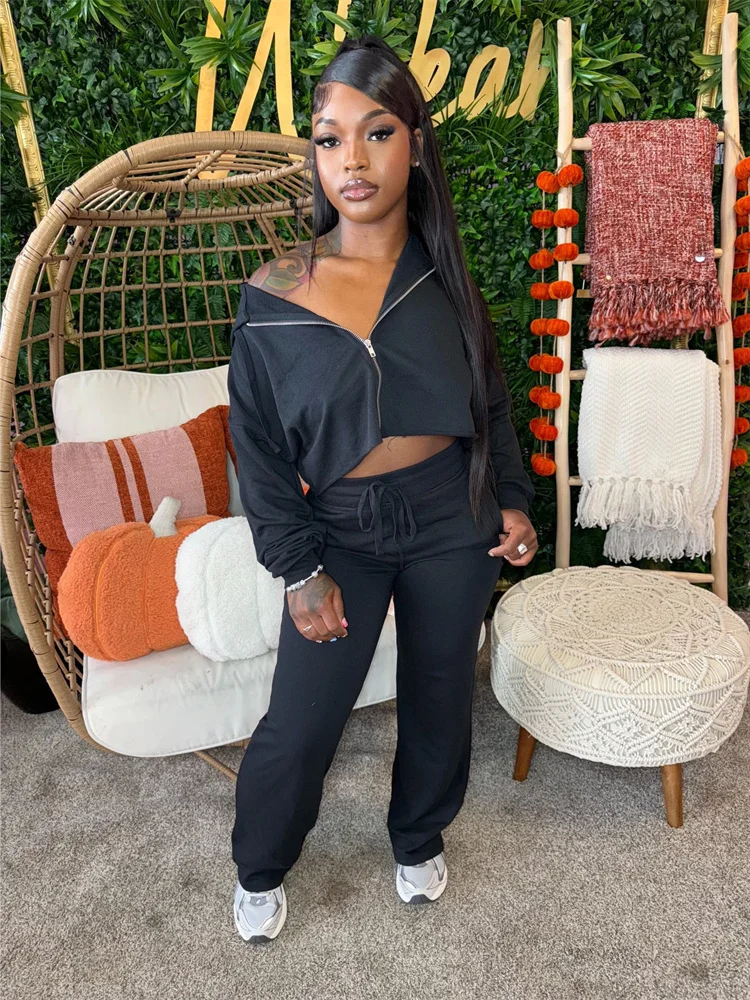 Weird Puss повседневный спортивный комплект из 2 предметов женский кардиган на молнии