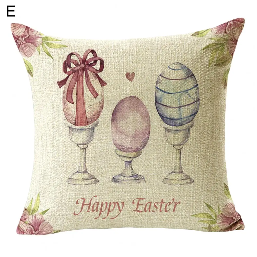 

Красивый чехол с Пасхальной подушкой, квадратная подушка, прозрачный защитный чехол с принтом