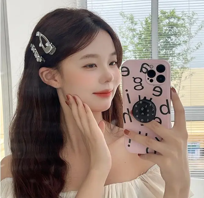 

Индивидуальная нишевая новая шпилька для волос из циркона, металлический кубик льда, Утконос, аксессуары для женщин