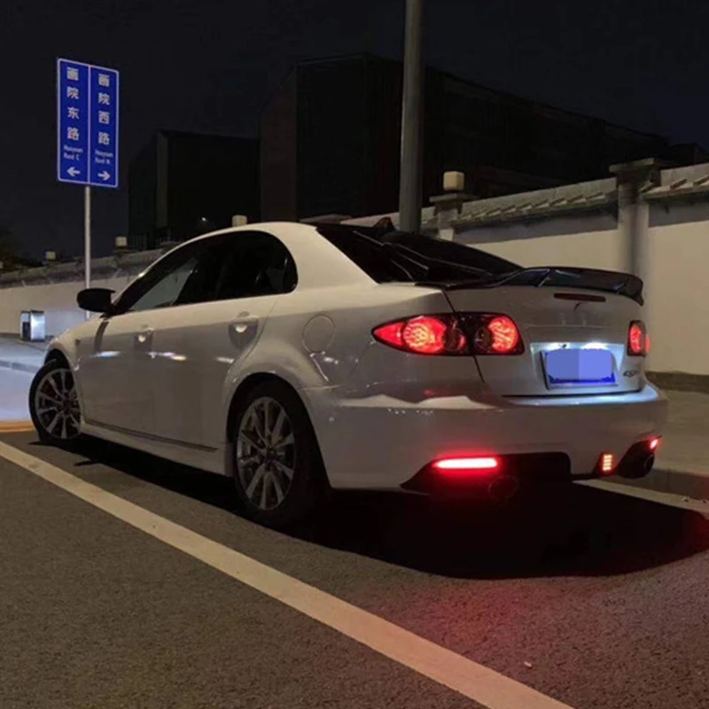 Автомобильный спойлер из настоящего углеродного волокна Mazda 6 2006 2007 2008 авто