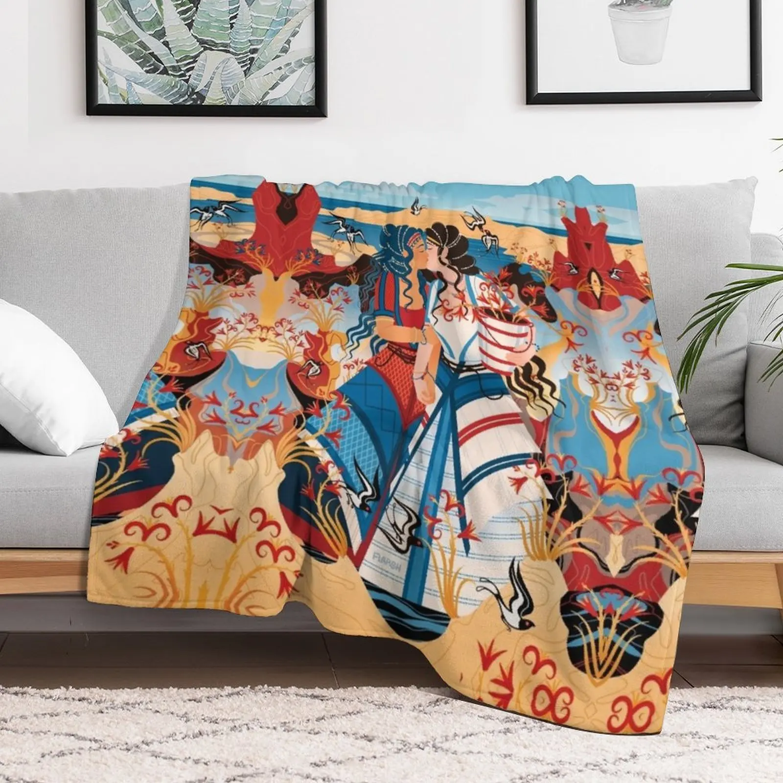 Любители Акриtiri - SFW Плед Путешествия Летние меховые изделия Кровать плед Одеяла