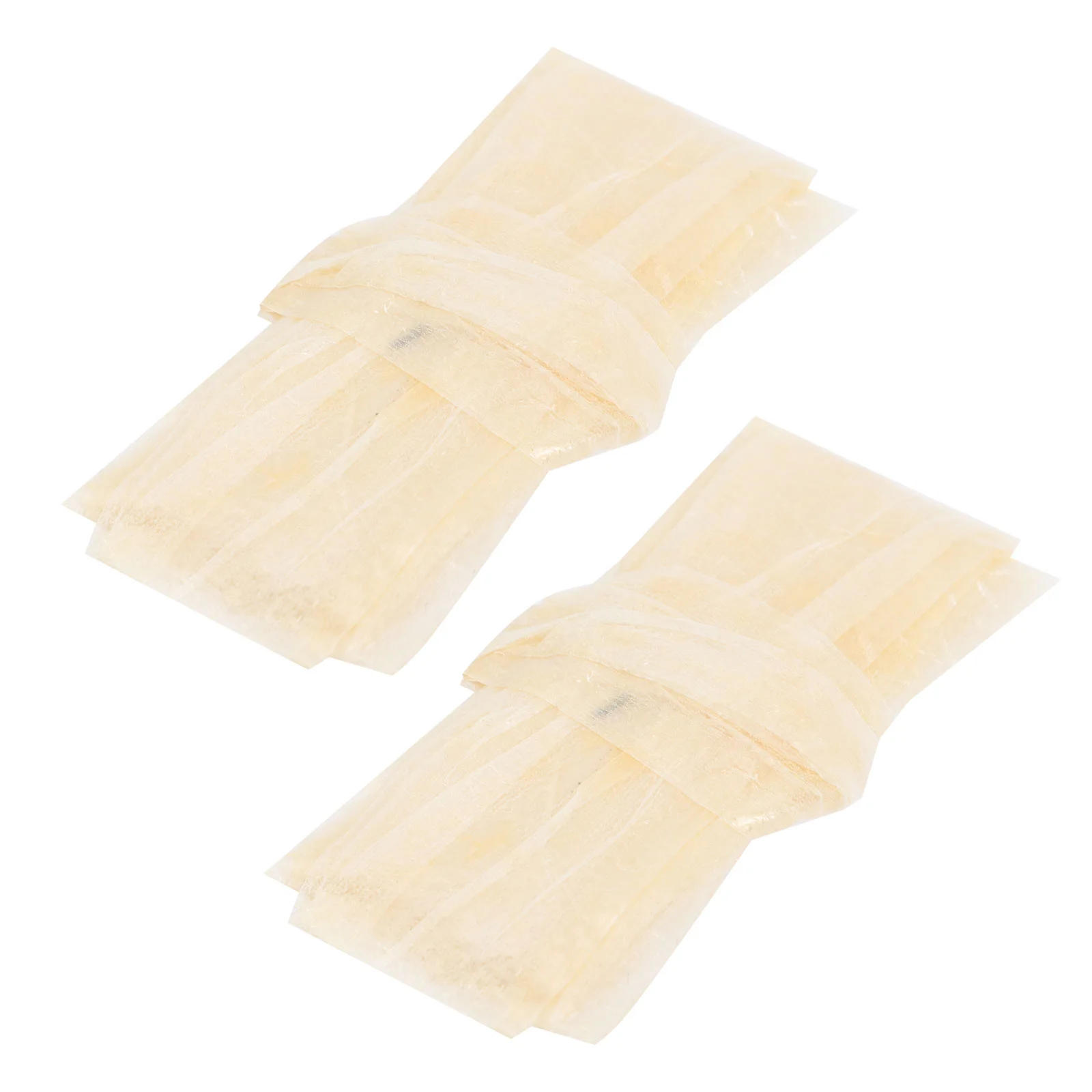 

2 Pcs Breakfast Sausages Ham Making Casing Self Made Sausage Wax Paper Sausage Making Casing Collagen Drying Sausage Casing