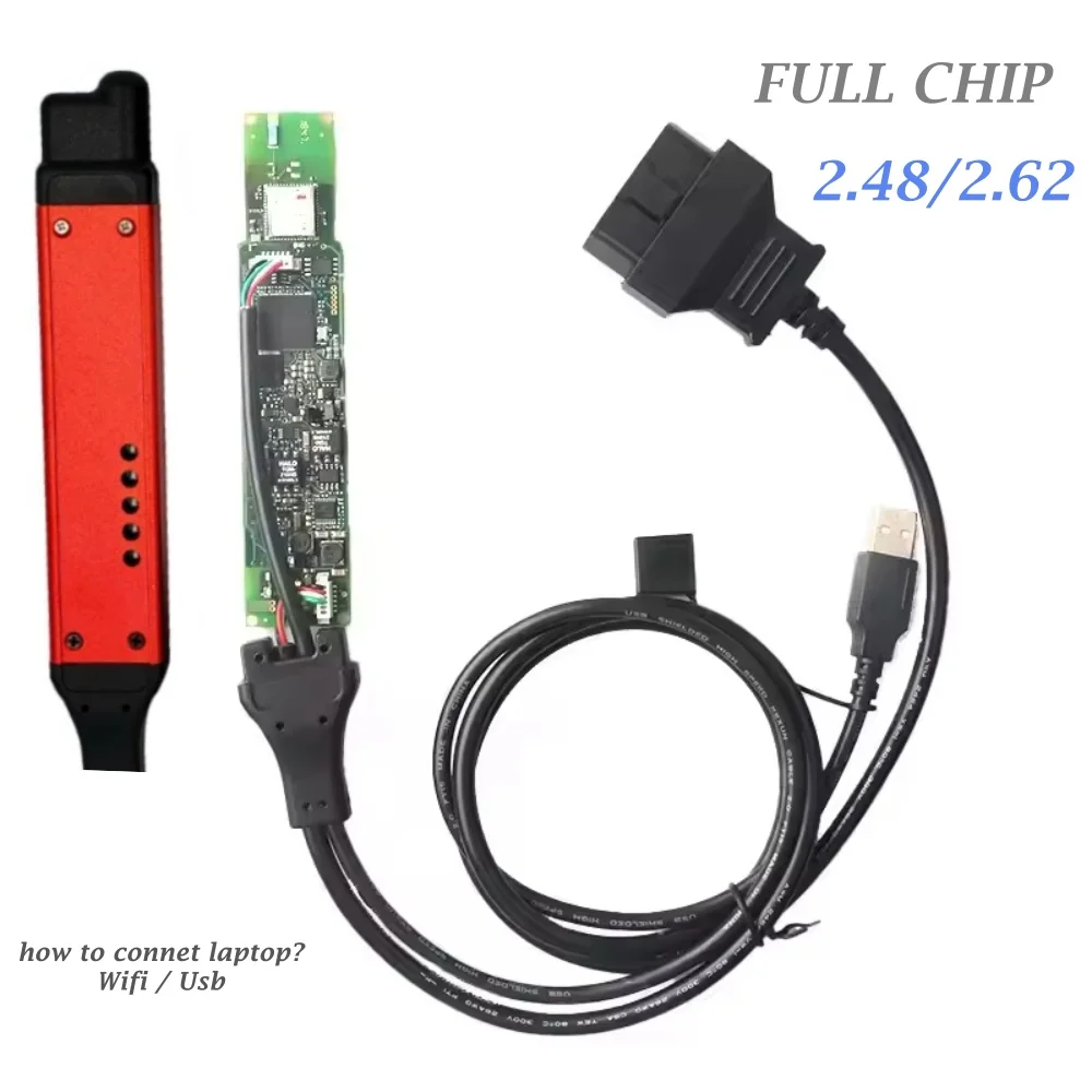 Фото НОВЫЙ диагностический инструмент VCI3 Full Chip Wifi USB для грузовиков, сканер кодов неисправностей для тяжелой техники VCI 3, поддержка удаления кодов неисправностей и программирования №5
