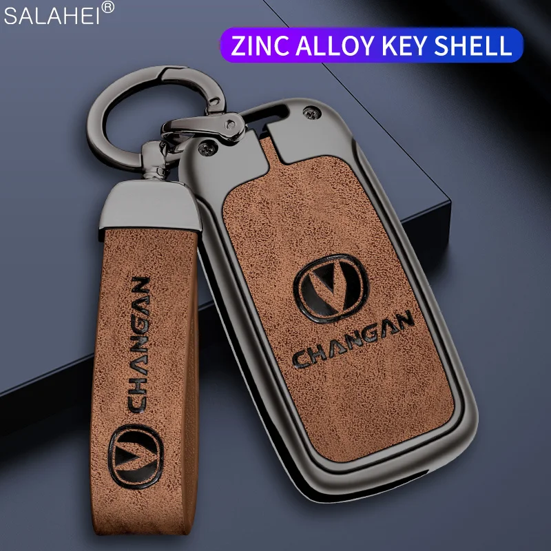 

Car Key Cover Case Key Bag Holder For Changan CS75 Eado CS35 Raeton CS15 V3 V5 V7 Oushang Coupe CS95 Benni EV E-Star Accessories