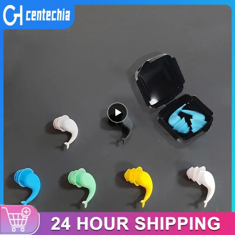 

Wading Noise Reduction Earplugs Environmentally Friendly Silicone Water Sports Shower Accessories Ergonomic Design Silicone
