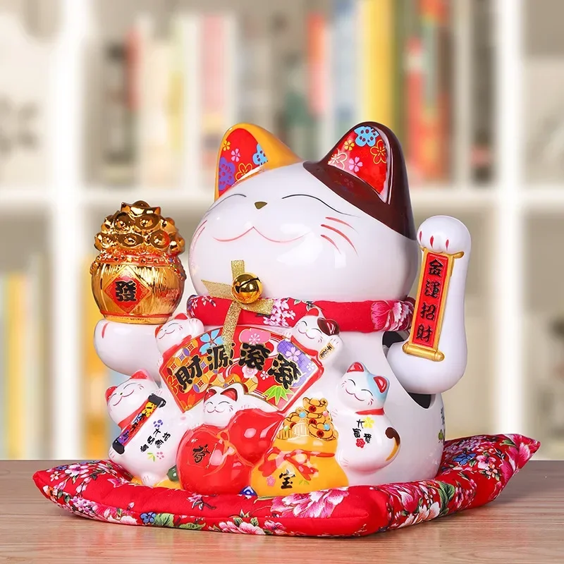 11-дюймовые украшения для рук Lucky Cat большой электрический кассир подарок на