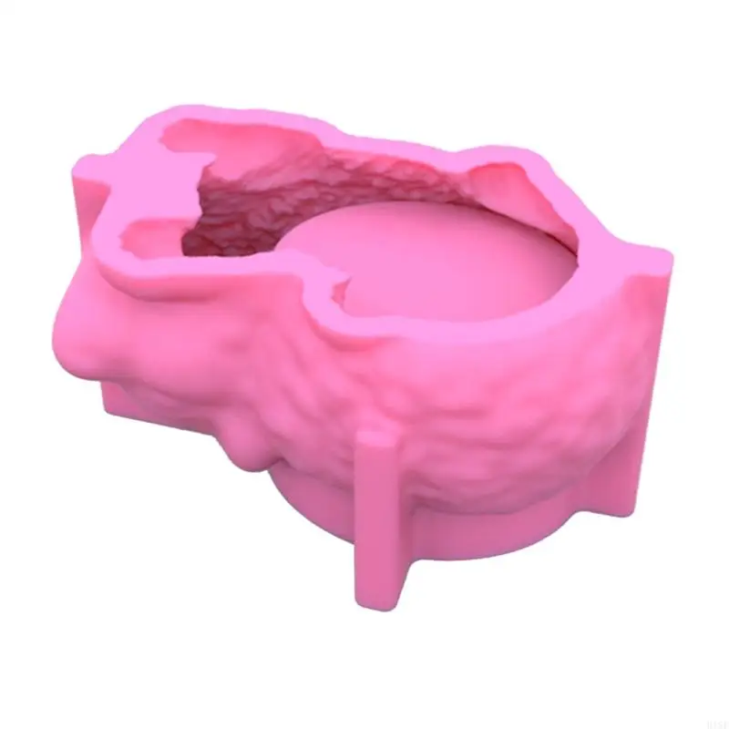 918f hedgehog flower pot cement silicone folme bercent глиня