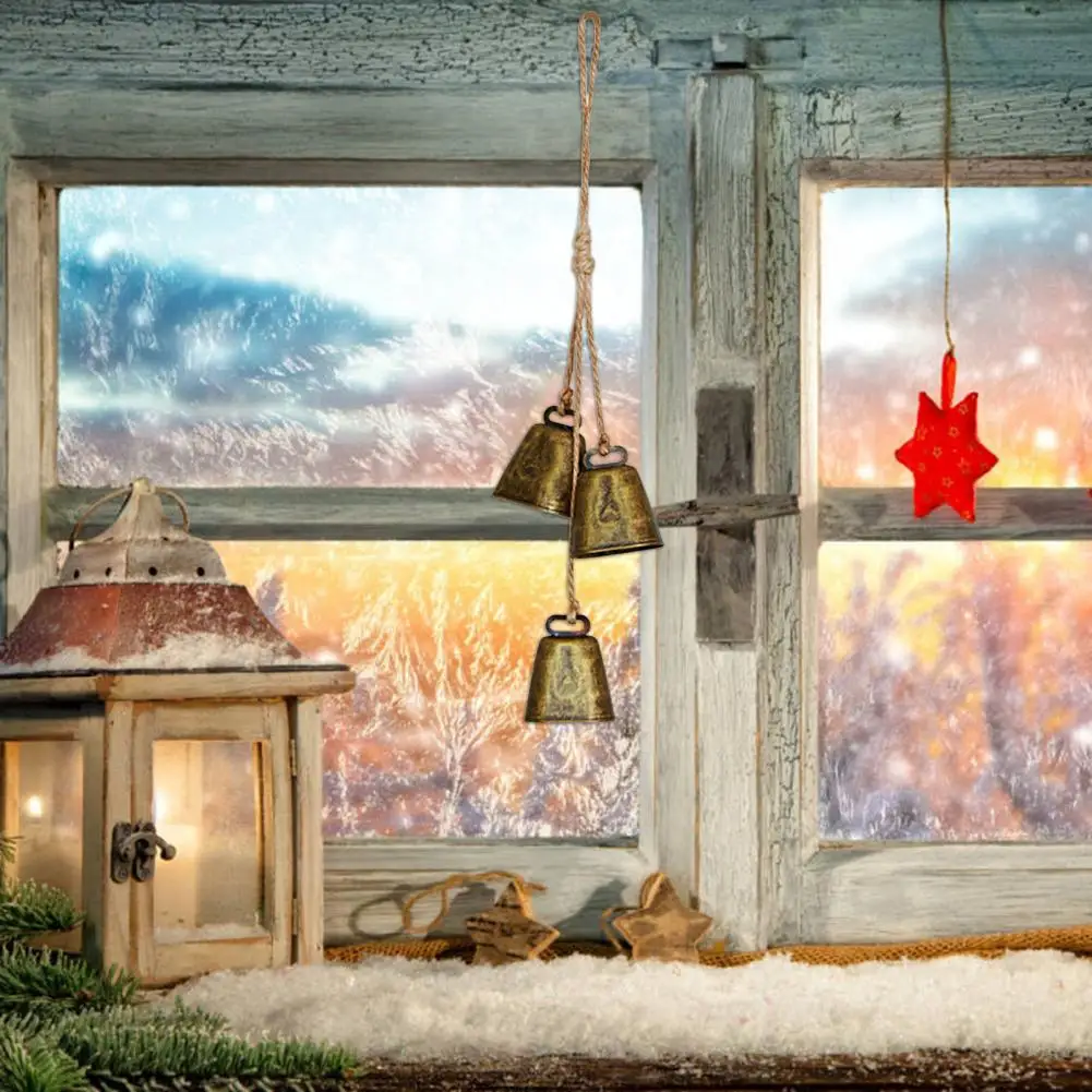 Металлические колокольчики ручной работы подвеска в деревенском стиле шикарные