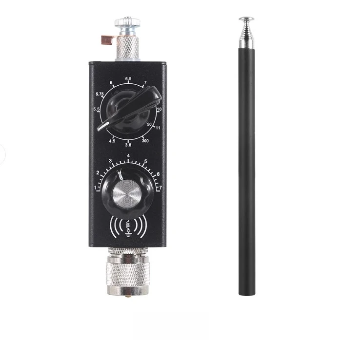 Фото Мини-антенна QRP Mini-ANT 20W для коротковолнового диапазона с полным охватом частот, с разъемом M-типа, 5 МГц-55 МГц, BNC-разъем (папа) №1