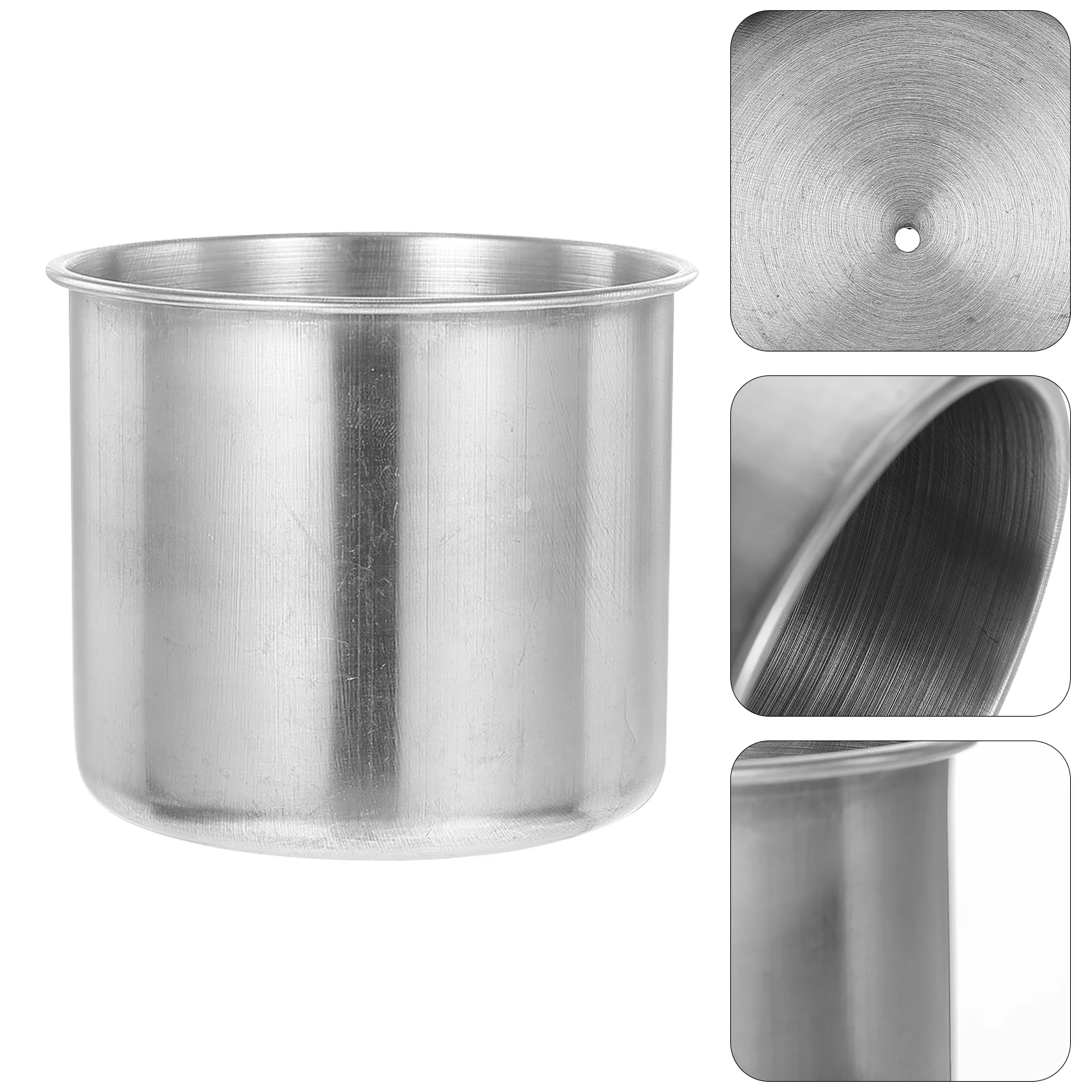 

Ashtray Ash Holder Tray Decorative Bin Outdoor Windproof Container Stainless Waste Ashtrays Geometric Steel Garbage Bucket Cup