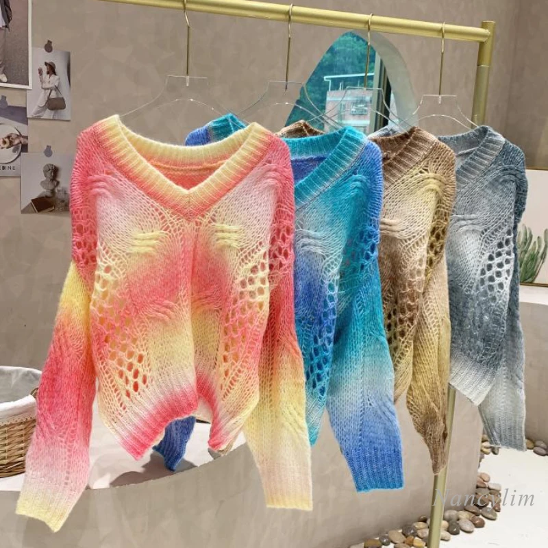 

Женский вязаный свитер с рукавами «летучая мышь»