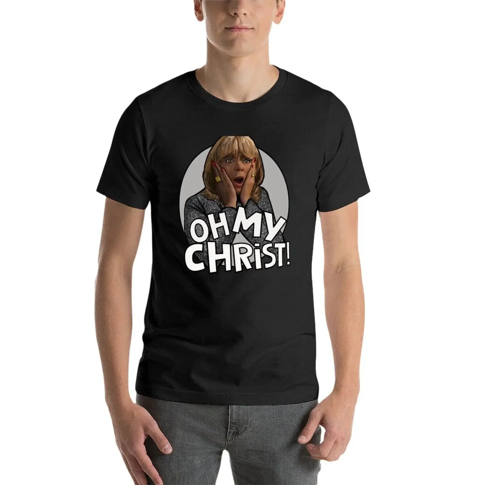 О моем Христос! Футболка Pam - Gavin and Stacey черная футболка с аниме топы одежда рубашки