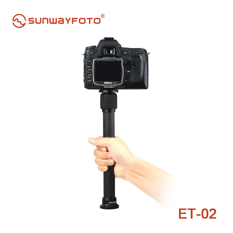 Фото SUNWAYFOTO ET-02 удлинительная трубка для штатива 24 мм из углеродного волокна для штатива с винтом 1/4 -3/8 для аксессуаров цифровой зеркальной камеры №4