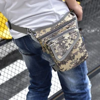 new men nylon motorcycle drop leg bag trend shoulder messenger crossbody bags leisure fanny waist pack