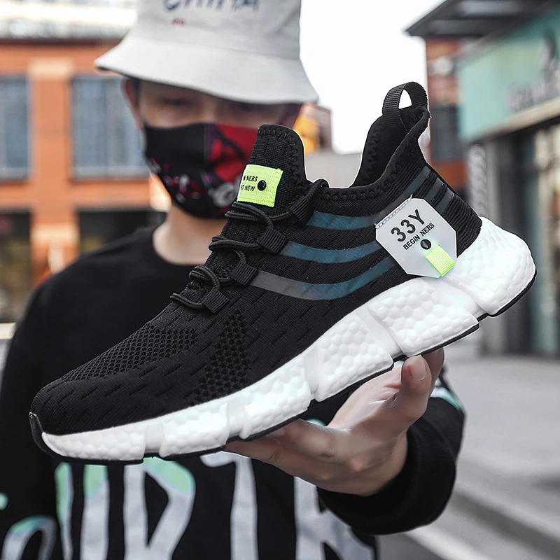 Cushioning Running Shoes Men's Lightweight Casual Shoes Non-slip Sport Male Shoes Outdoor Athletic Training Sneakers for Women