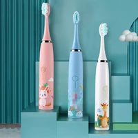 childrens electric toothbrush cartoon pattern for kids with replace the tooth brush head ultrasonic electric toothbrush