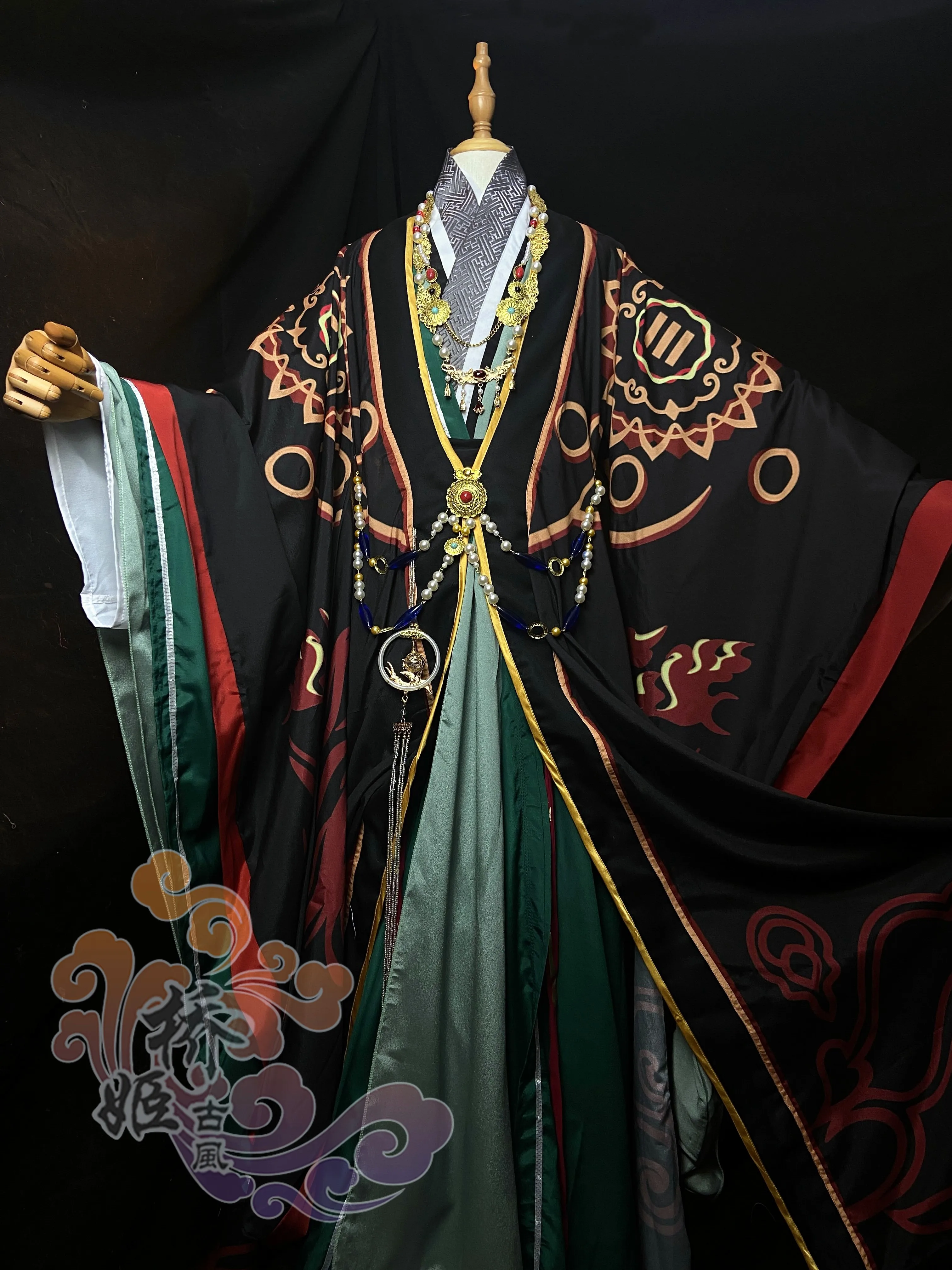 

Zhang Daoling Cosplay Costume Ashes of The Kingdom Costume Ancient Style Cosplay Costume Halloween Carnival Fancy Party