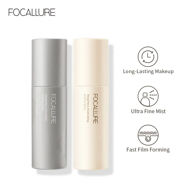 

FOCALLURE Lightweight Makeup Lock Setting Spray Moisturizing Oil Control Long Lasting Hydrating Foundation Primer Fixer Cosmetic