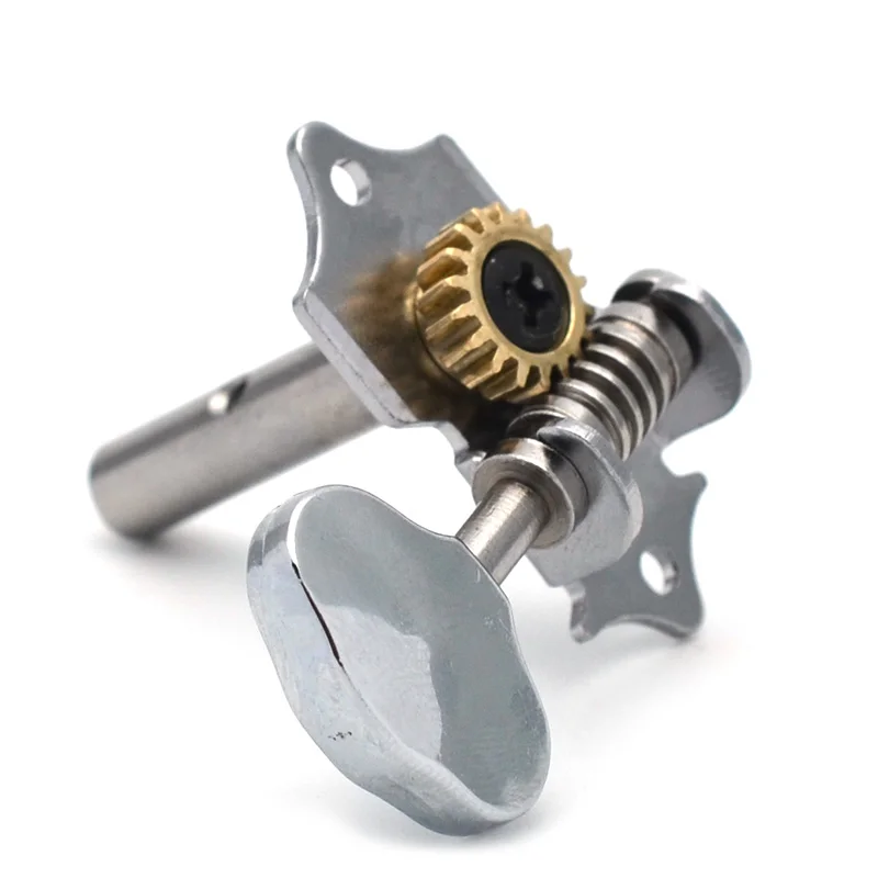 6PCS 18:1 Gear Ratio Vintage Open String Tuners Tuning Pegs Middle Hole for Classic Guitar Chrome | Спорт и развлечения