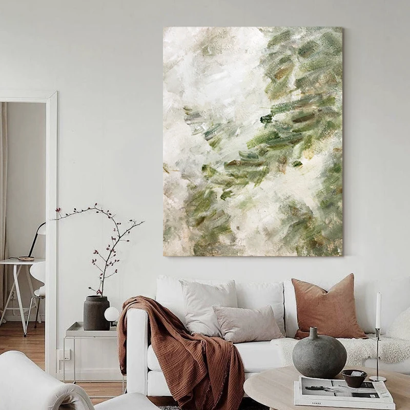 

Hand Painted Oil Painting Custom Pastoral Abstract Canvas Painting Large Wall Art Canvas Home Decor Luxury