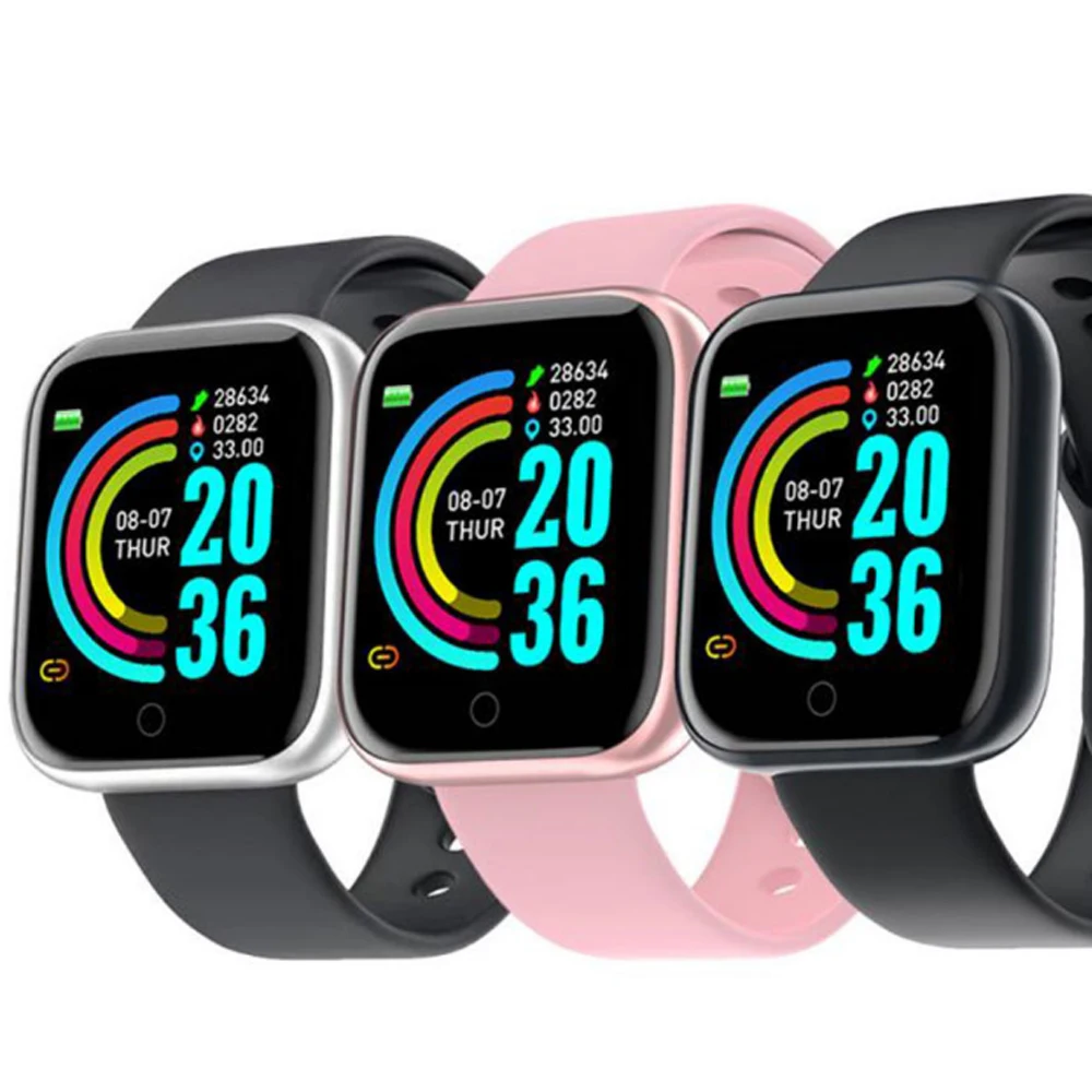 

Y68 D20 Smart Watch Waterproof Bluetooth Blood Pressure Fitness Tracker Heart Rate Monitor Smartwatch For All smartphone