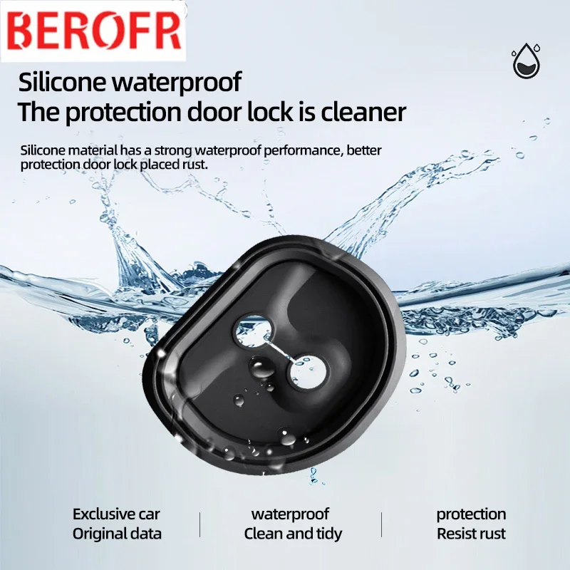 4 шт. силиконовый защитный чехол для дверного замка автомобиля Geely BINRAY Vision SUV X3 X6 EX3