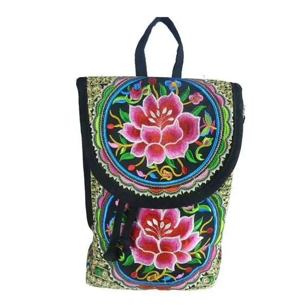 

Women's Backpack Rose Detail Rug Patterns
