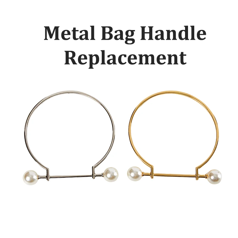 

Metal Circle Bag Handle Replacement Brackets Purse Bag Handles for Making Handbag Fashion Imitate Bag Accessory