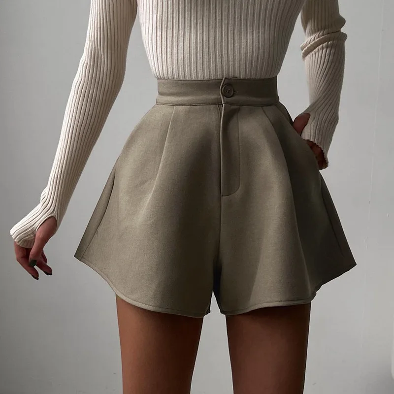 

Y2K Fashion 2023 Summer Women Shorts Cotton Pants Wide Legs High Waist Casual Vintage