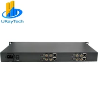 uray hevc 1u 4 channels hd 3g sdi to ip streaming encoder 4ch h 265 h 264 encoder rtmp rtmps for live streaming broadcast