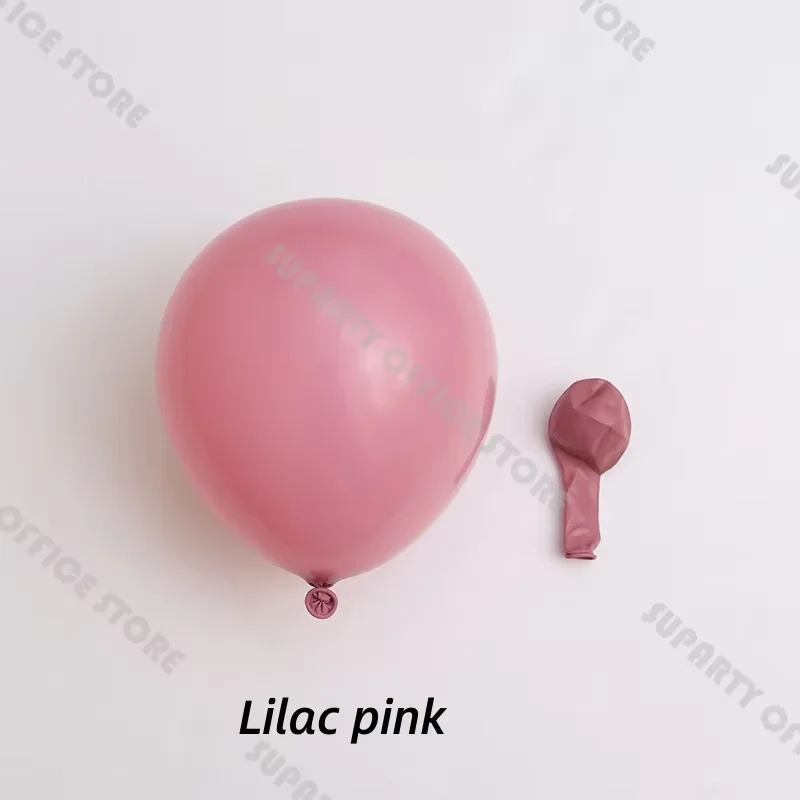 145 шт. набор пастельных воздушных шаров в стиле ретро сиреневые розовые с
