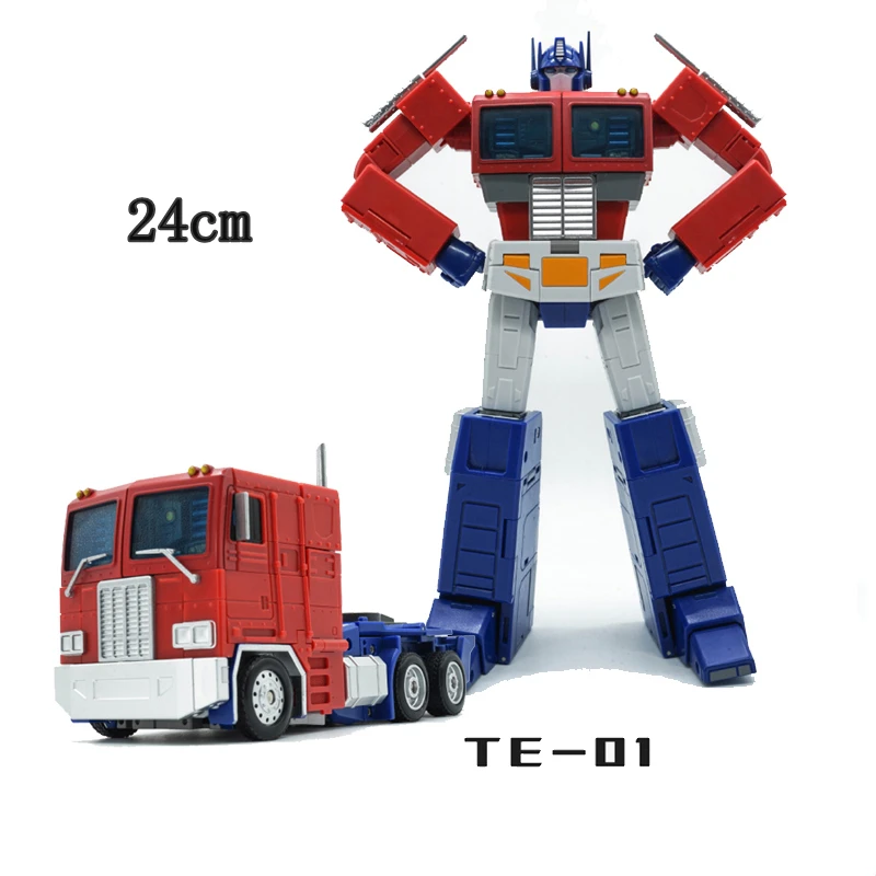 

Transformation TF Element TE01 TE-01 Version 3.0 OP Commander Trailer Alloy Action Figure Robot Toy Collection Gift Double heads