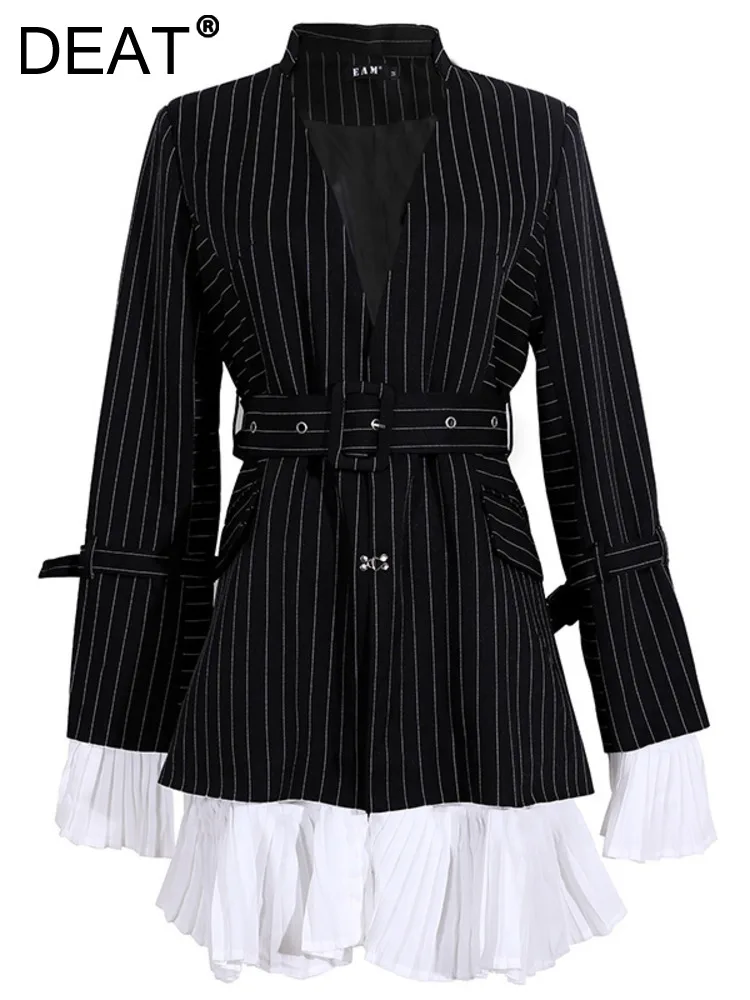 

Женский блейзер в полоску, с длинным рукавом