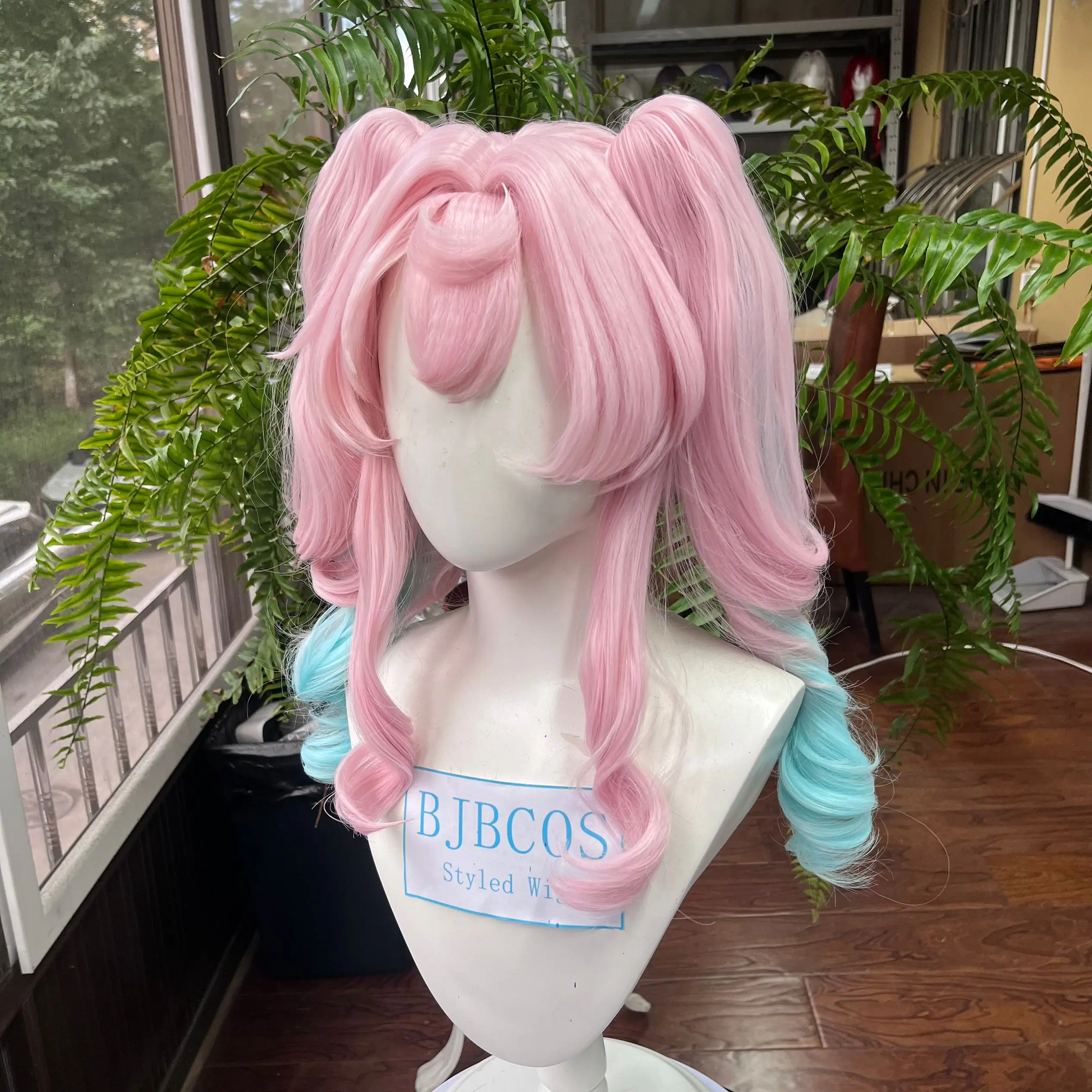 Фото [Стилизованный] парик Hyacinthia Game Honkai Star Rail Hyacinthia Косплей Парик Розовый хвост Волосы Хэллоуин Вечеринка для взрослых №3