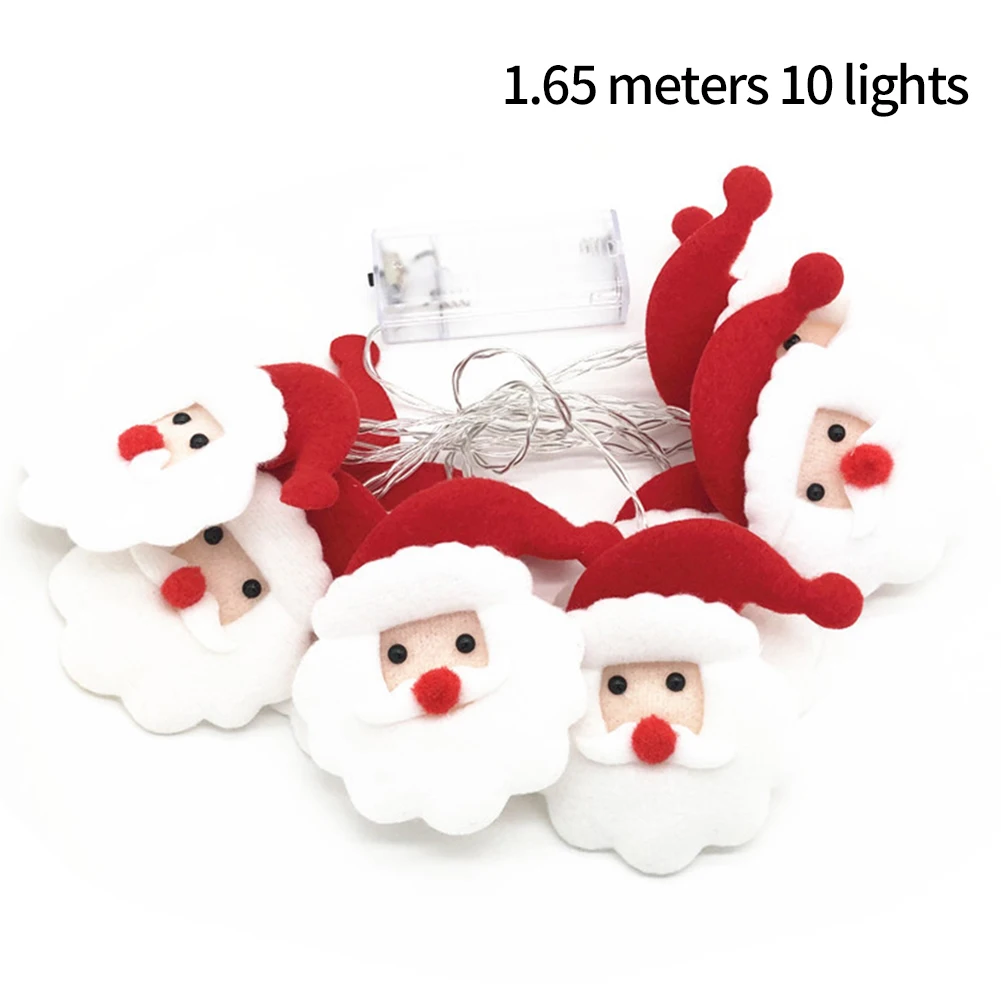 Durable String Light Light Battery Claus Elk Fairy Luminous Flux 2lm Outdoor Protection Level Ip44 String Lights