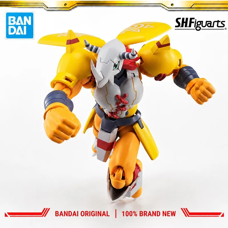 Фото В наличии: Оригинальная фигурка Bandai S.H. Figuarts Digimon Adventure Wargreymon, новая, в коробке, персонаж аниме. №5