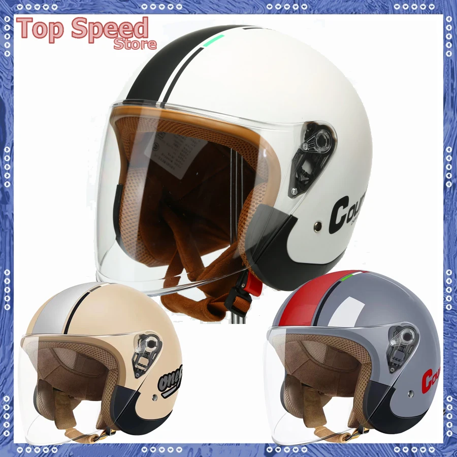 Оптовая продажа мотоциклетный шлем унисекс для скутера защитный езды на