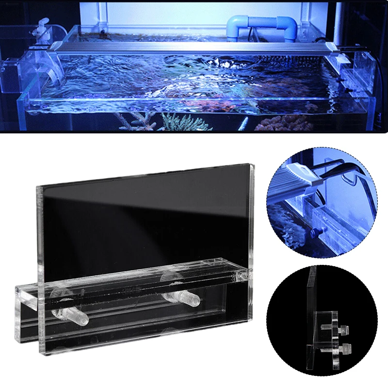 

Clear Acrylic Fish Tank Led Light Holder Aquarium Lamp Hanging Fixtures Support Stands Box Aquatic Fish Tank Lighting Tools
