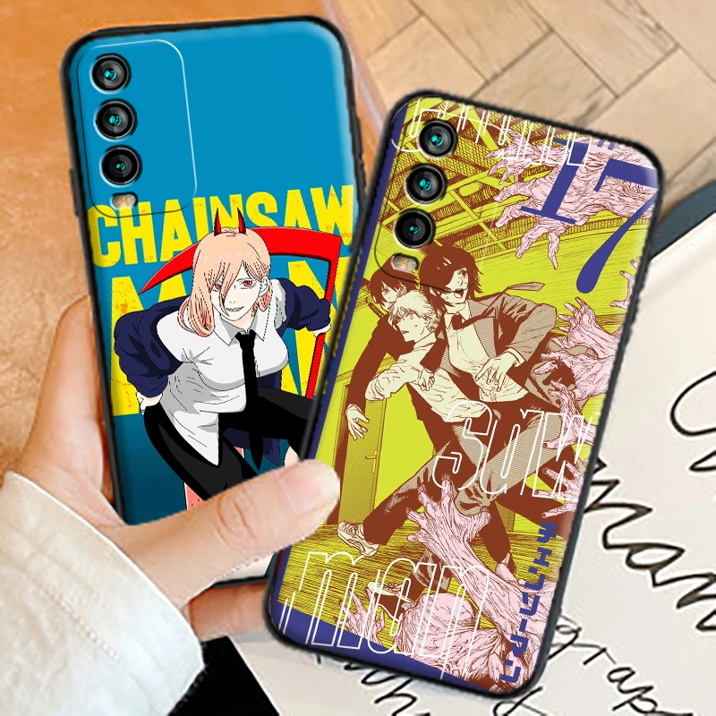 

Chainsaw Man TV 2022 Phone Cases For Xiaomi Redmi 9AT 9 9T 9A 9C Redmi Note 9 9 Pro 9S 9 Pro 5G Coque Back Cover Carcasa