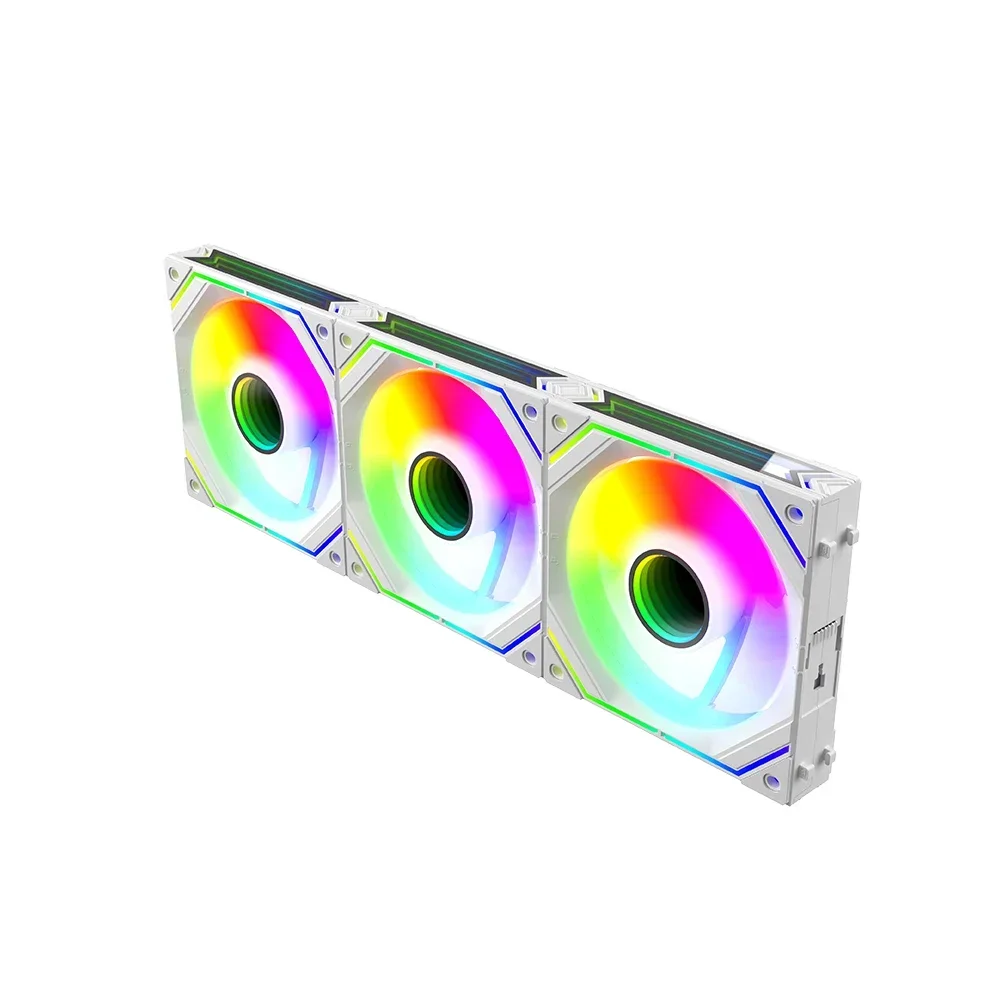 Фото Wovibo 120 мм Uni Fan Wireless PWM 4PIN Ventilador RGB Корпус компьютера Охлаждающий кулер 12 см 5 В ARGB Ventilateur Aura Sync №2