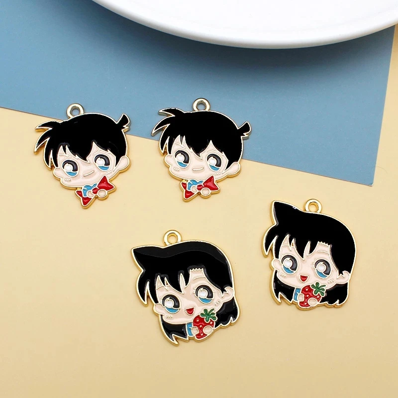10 шт. Симпатичные эмалевые подвески из сплава в японском стиле аниме Подвесные