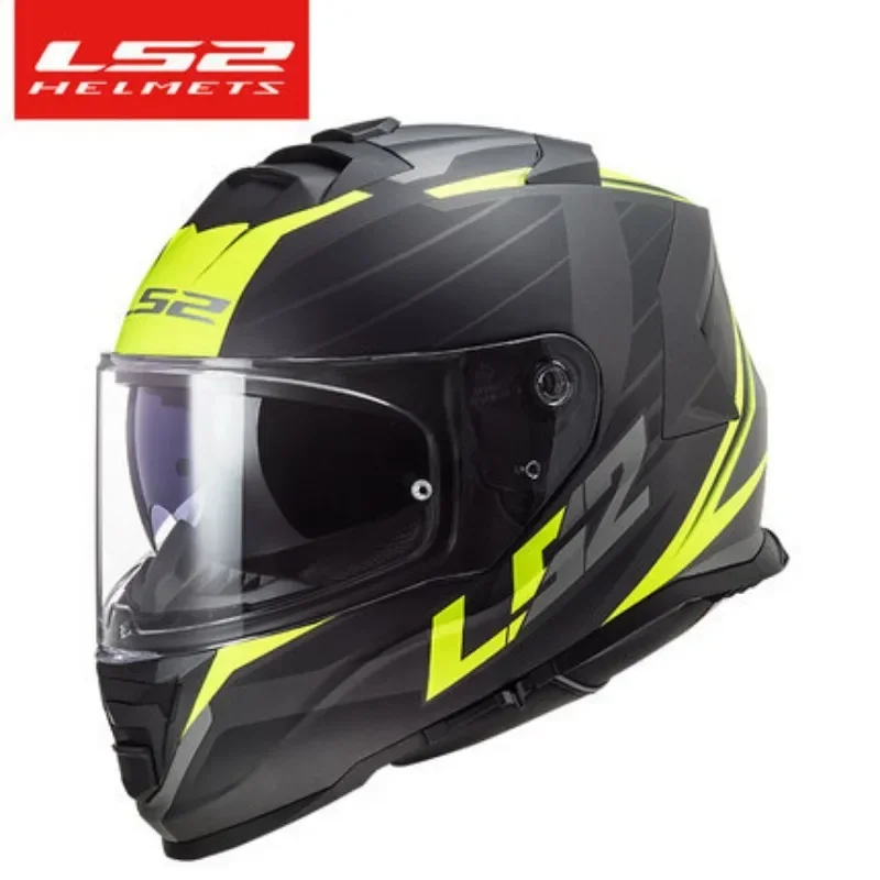 Capacete LS2 STORM Мотоциклетный шлем Ls2 Ff800 Полнолицевые шлемы Casque Moto Casco Сертификация ECE