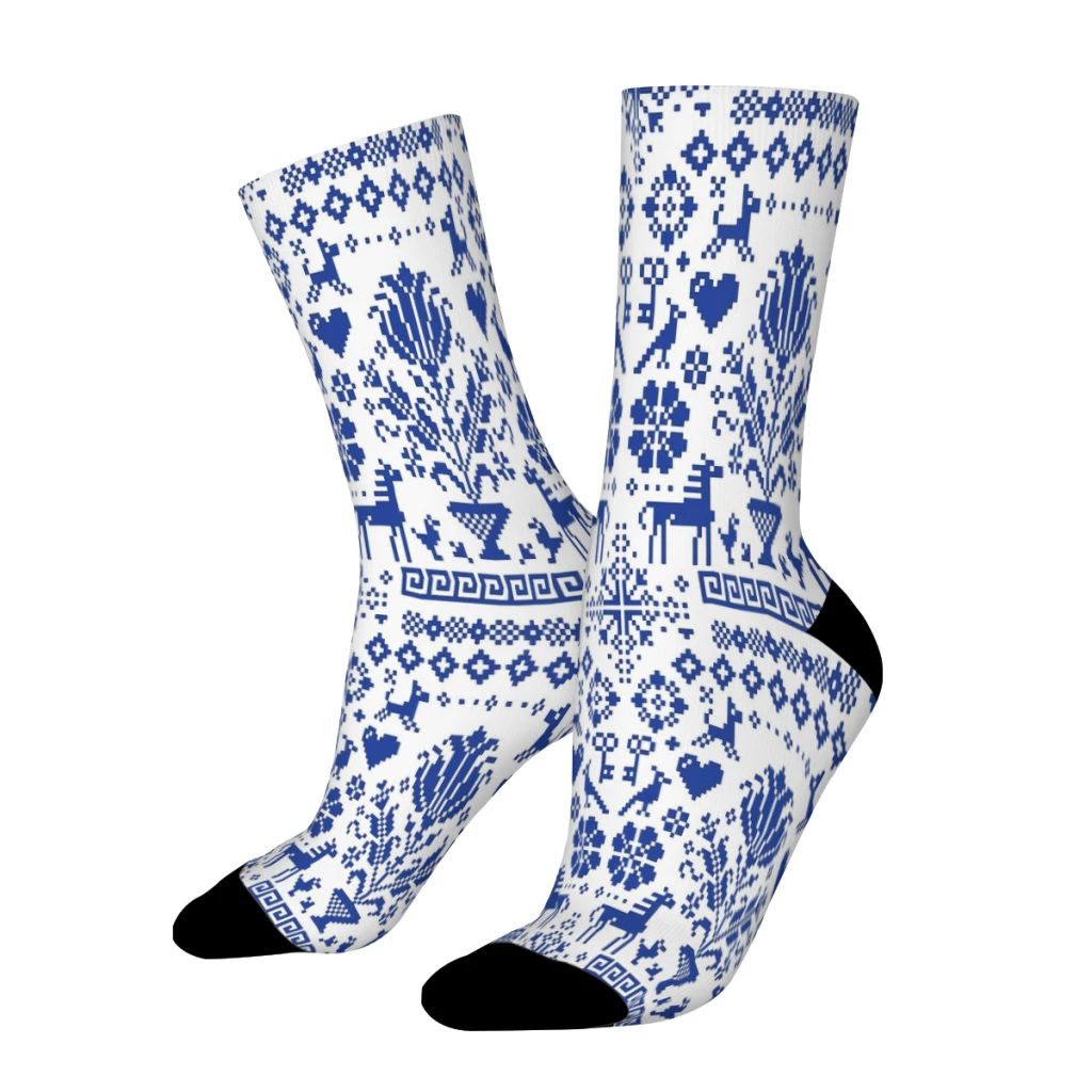 

Blue Totem Alpaca Clever Lively Naughty Lovely Cherubic Straight Socks Male Mens Women Spring Stockings Polyester Harajuku