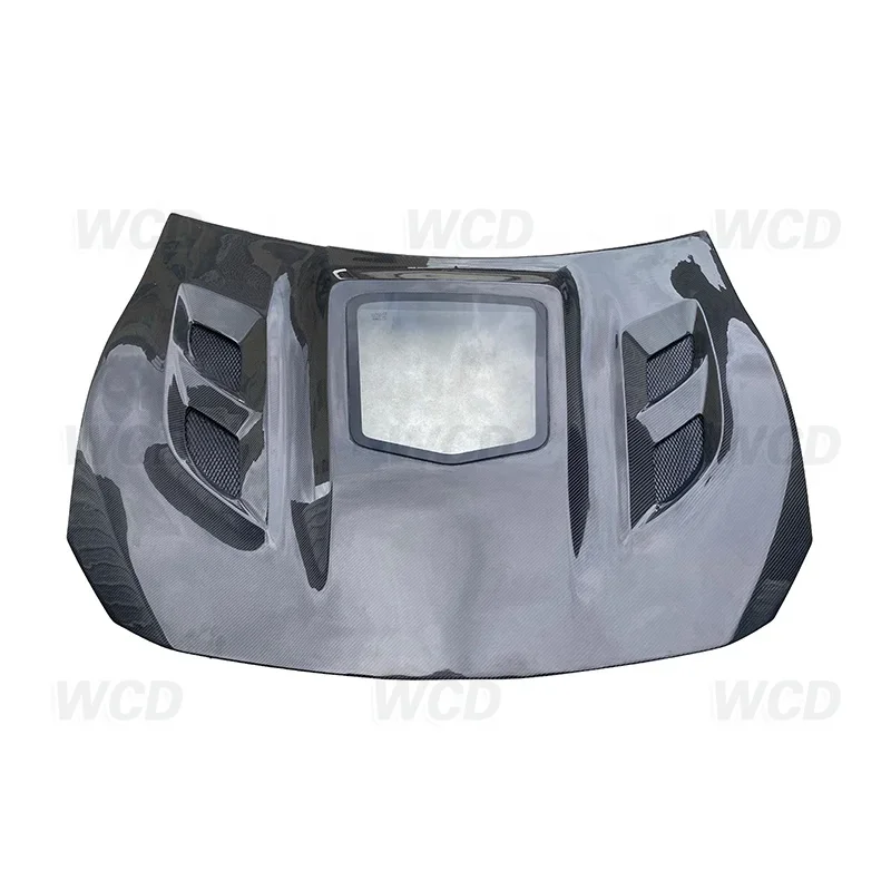 Воздухозаборник из углеродного волокна крышка двигателя прозрачная стеклянная