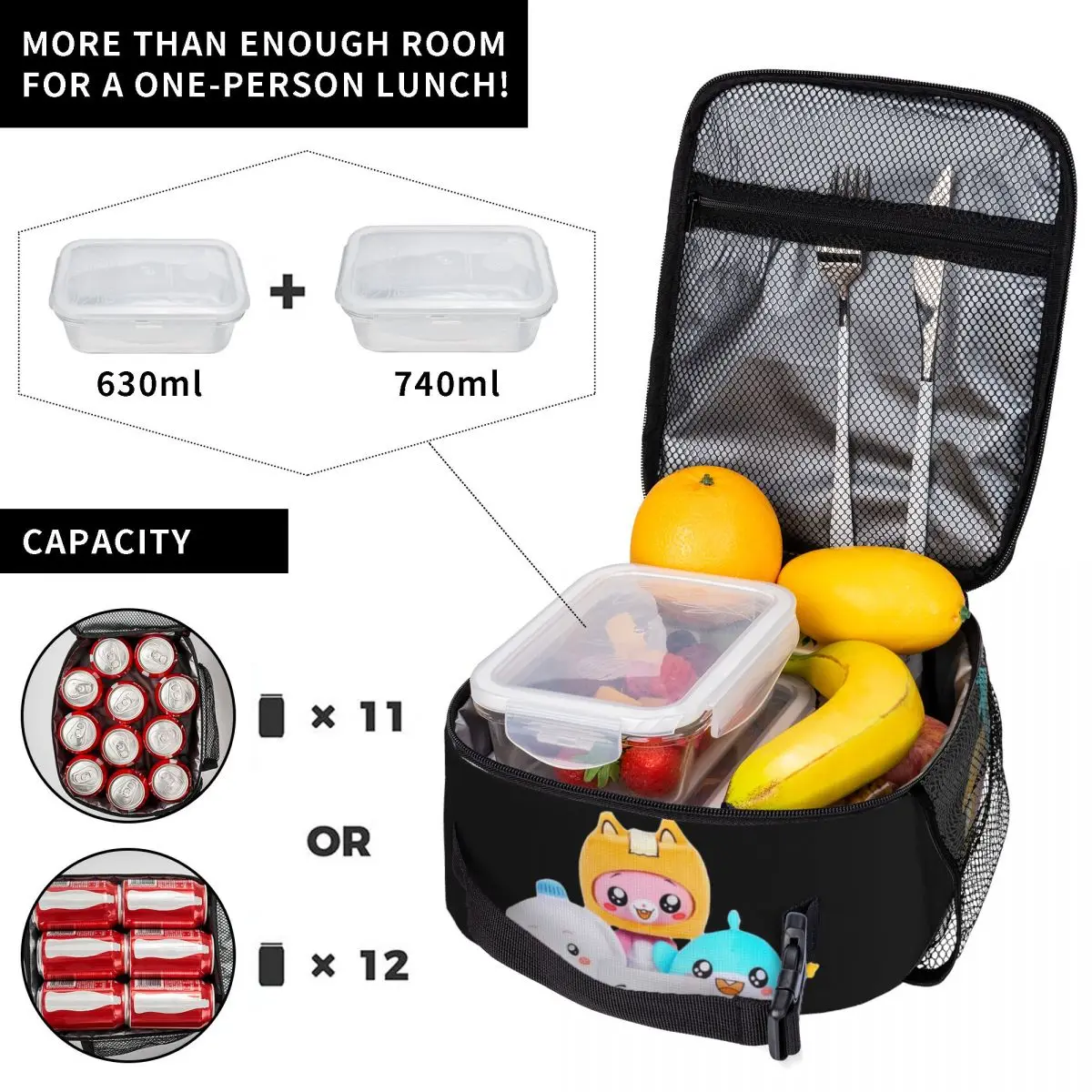 Rocky Lankybox Lanky Box Сумки для обеда Изолированная сумка Водонепроницаемая термосумка